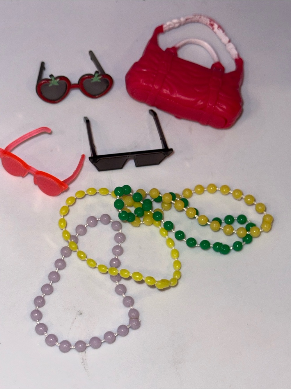 Barbie Mattel accessories sunglasses purse necklaces